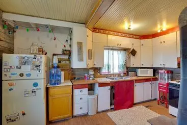 Hus på landet Corral Creek Cow Camp: Pet Friendly Circle Cabin