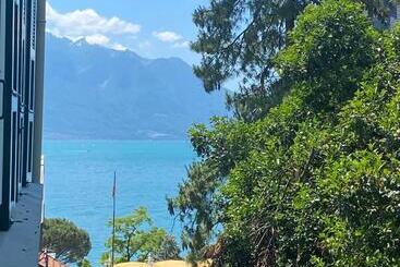 Bed and Breakfast Chambre Double Vue Lac Montreux Centre