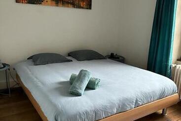 ベッドアンドブレックファースト Chambre Double Vue Lac Montreux Centre