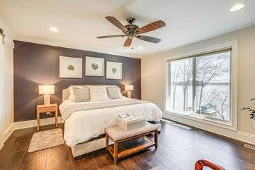 بيت ريفى Lakefront Lake Oconee Home: Boat Dock + Hot Tub