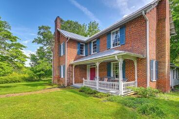 Mökkimajoitus Historic Farmhouse ~ 15 Mi To Winston Salem