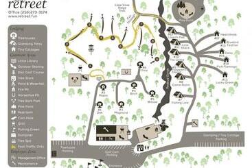 Курорт Pine Luxury Treehouse Near Lake Guntersville