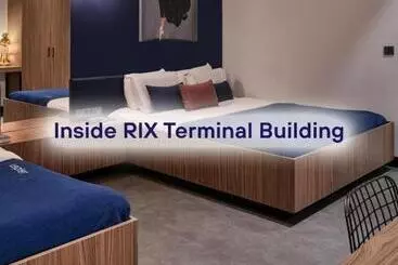 هتل کپسول Kepler Club Riga Airport Hotel   Landside Public Area