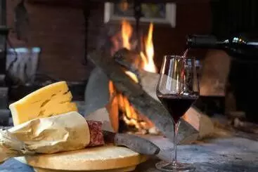 ホテル Al Fogolâr Rooms & Osteria With Saunaland