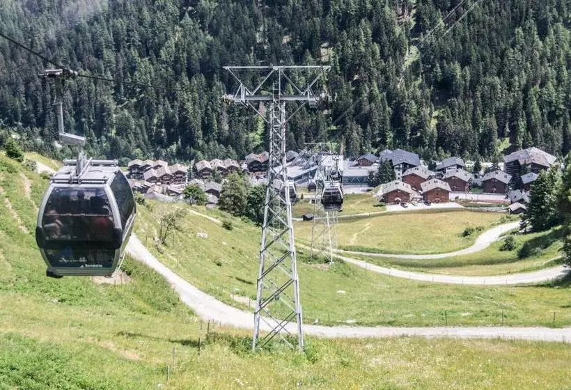 ホテル Hôtel Alpina   Swiss Ski & Bike Lodge Grimentz