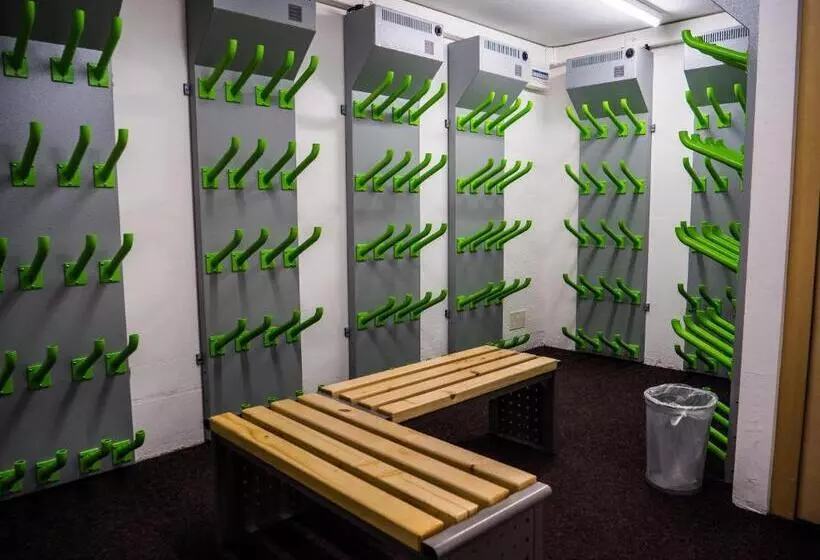 ホテル Hôtel Alpina   Swiss Ski & Bike Lodge Grimentz