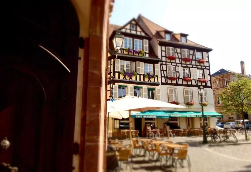 酒店 Logis Hôtel Au Cerf d'Or