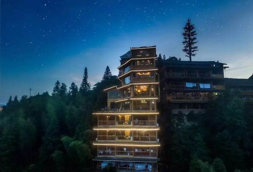 ペンション Floral Hotel Moonlit Villa Longji