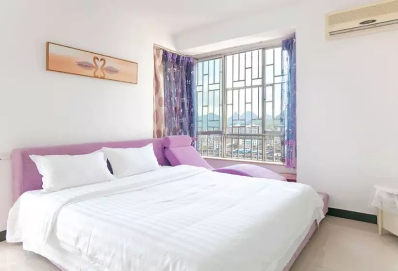 ホテル Guilin Shanshuimeijing Apartment Huating