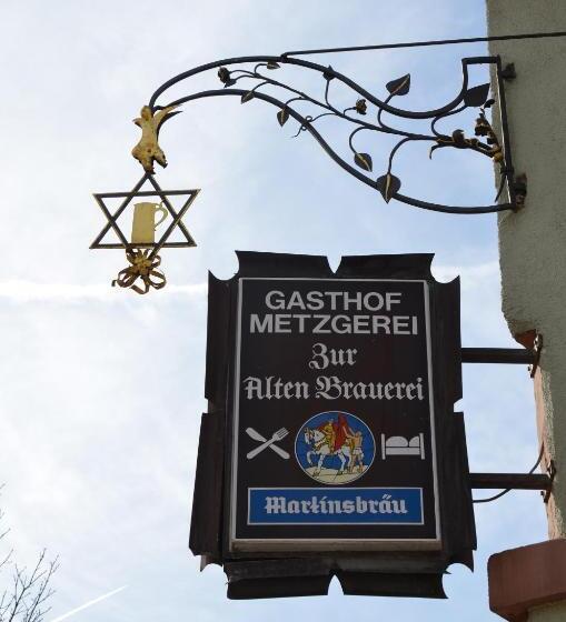 פונדק Wirtshaus & Hotel Zur Alten Brauerei Zapf