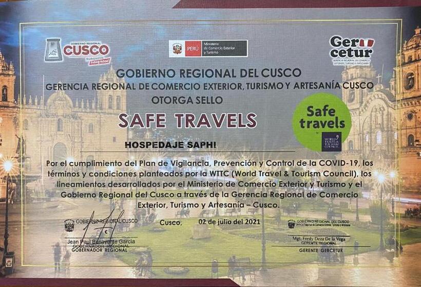 Saphi Inn Cusco   Excelente Ubicación