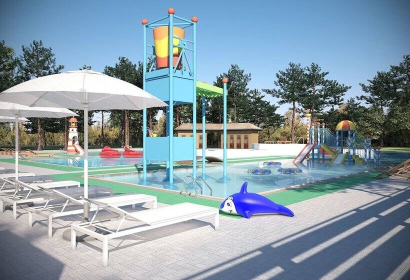 בית מלון כפרי Victoria Mobilehome In Camping Mare E Pineta