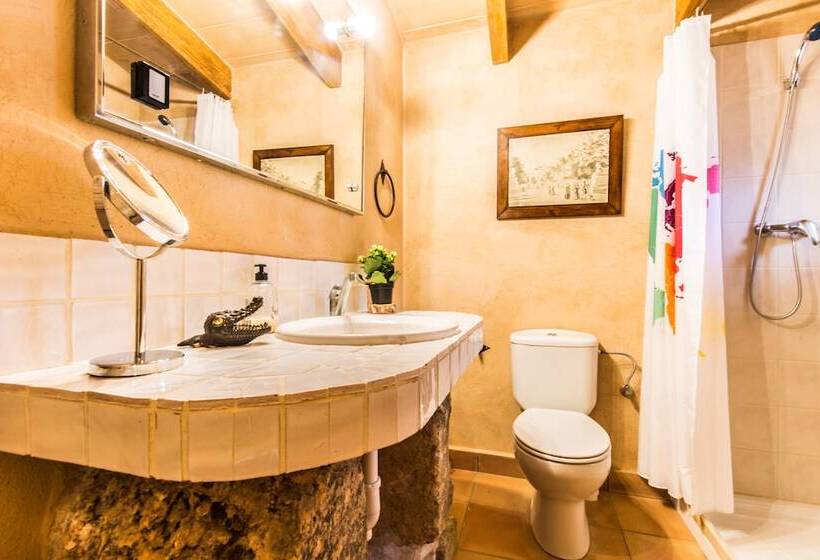 فندق ريفى Finca Agroturismo Sa Cova Den Borino