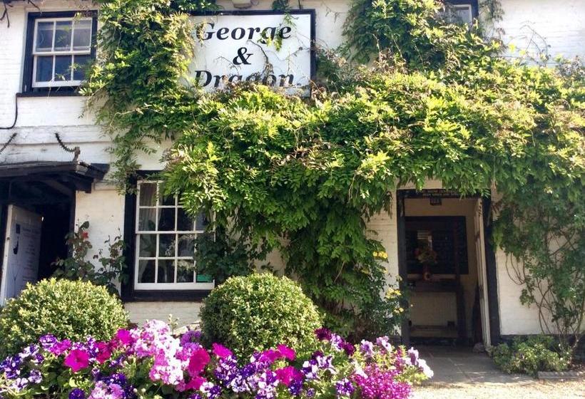 مبيت وإفطار George & Dragon Country Pub & Hotel Wolverton Townsend