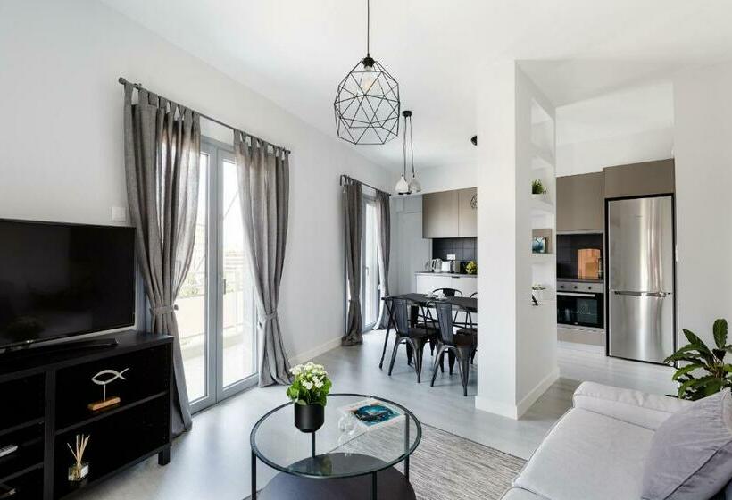 Upstreet Minimal 2bd Apt Lycabettus View