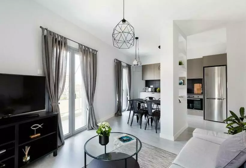 Upstreet Minimal 2bd Apt Lycabettus View