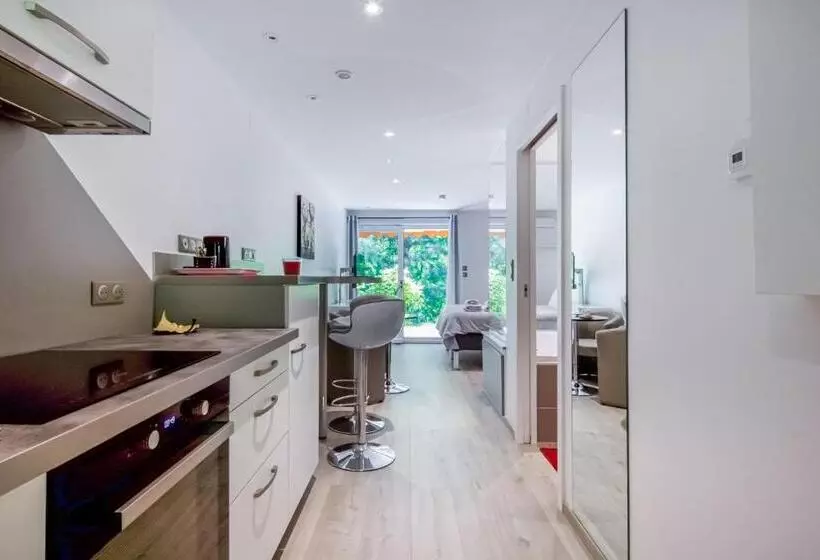 Wellholidays 19   Studio Balnéo Et Terrasse Piscine