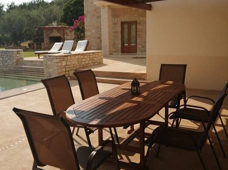 Luxurious Sea & Olive Private Villa Pool