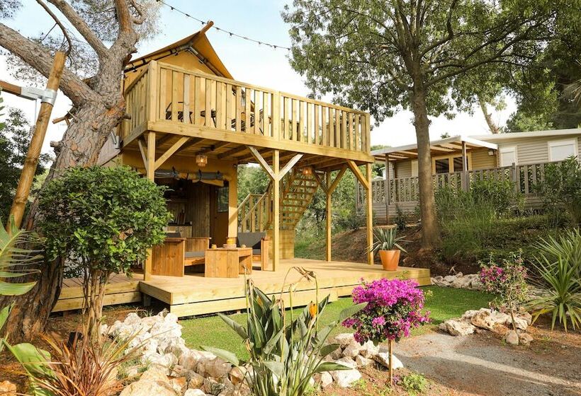 ホテル Mobilhome Fréjus Camping Gorge Vent