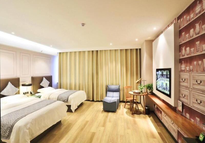 בית מלון כפרי Gme Rizhao Jinan Road Sun Plaza