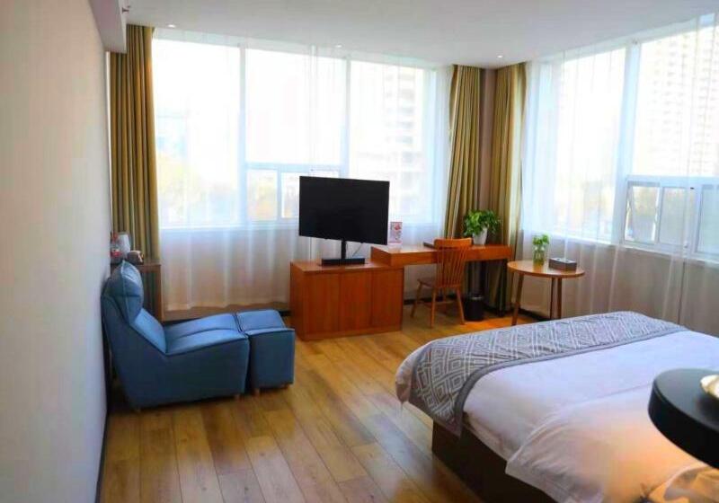 בית מלון כפרי Gme Rizhao Jinan Road Sun Plaza