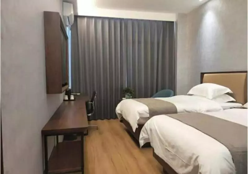 Hotelli Greentree Inn Yinchuan International Trade City Business