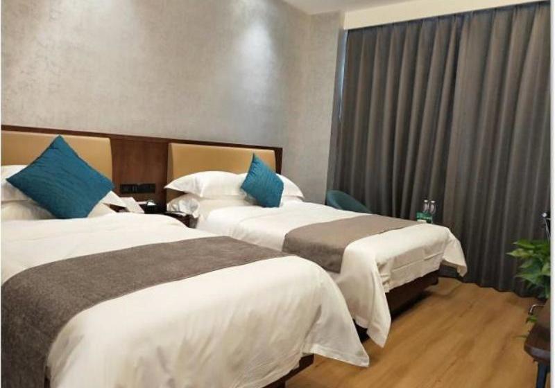 בית מלון כפרי Greentree Inn Yinchuan International Trade City Business