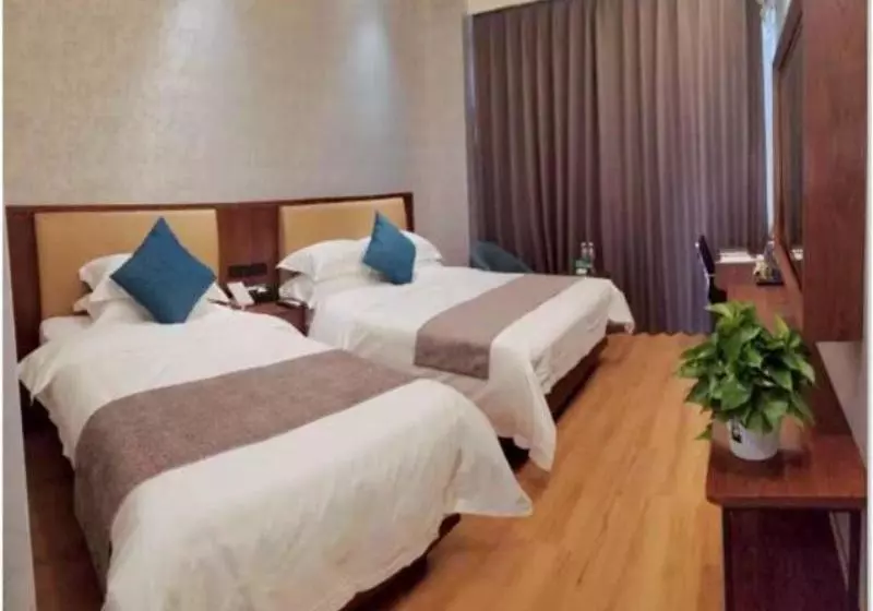 Hotelli Greentree Inn Yinchuan International Trade City Business