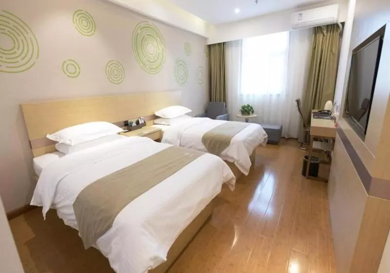 ホテル Greentree Inn Zhengzhou Fangte Green Expo Park Shangdu Road Express