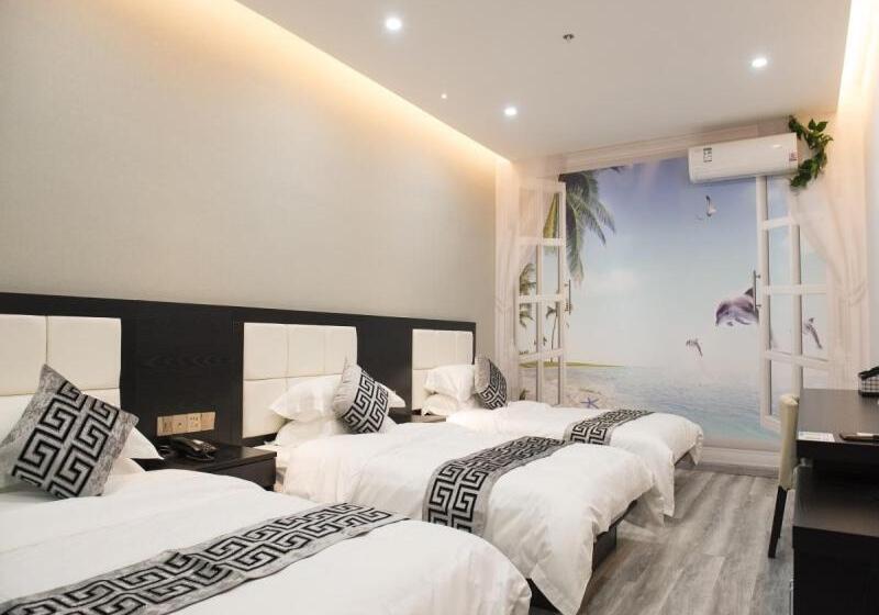 בית מלון כפרי Shell Wuxi Huishan Districtwanda Plaza Yanqiao Subway Station