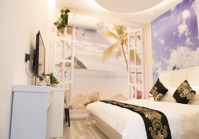 בית מלון כפרי Shell Wuxi Huishan Districtwanda Plaza Yanqiao Subway Station