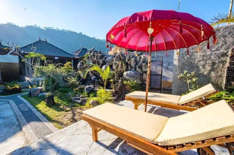 ベッドアンドブレックファースト Latengaya Mount Batur View Bungalow