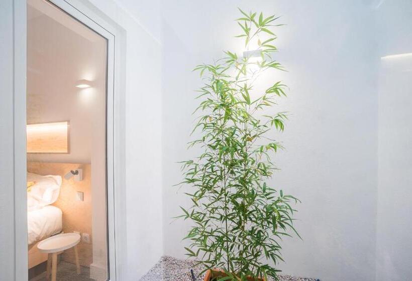 Wood Wall & Garden Apartment