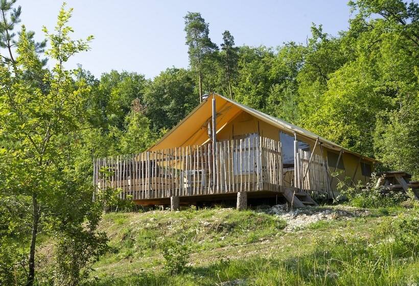 בית מלון כפרי Village Huttopia Sud Ardèche