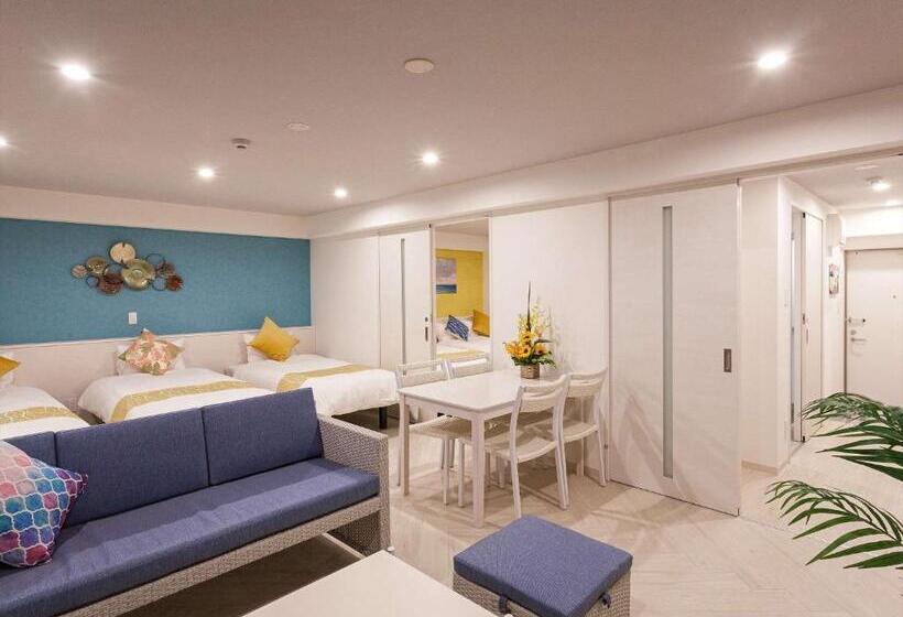 هاستل Kariyushi Condominium Resort Miyakojima Fukugi Stays