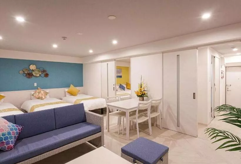 ユースホステル Kariyushi Condominium Resort Miyakojima Fukugi Stays