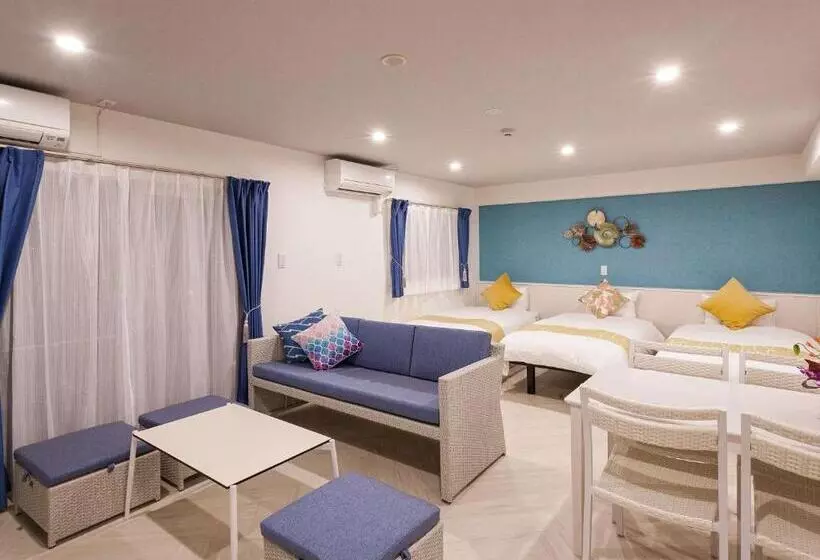 ユースホステル Kariyushi Condominium Resort Miyakojima Fukugi Stays