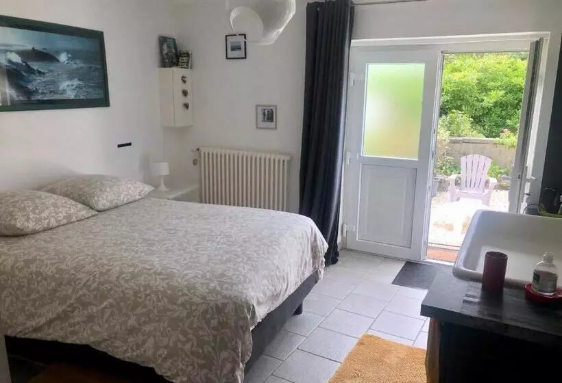 ベッドアンドブレックファースト Chambre Studio Pomme Happy Aux Portes De Bayeux Normandie 1 à 2 Pers