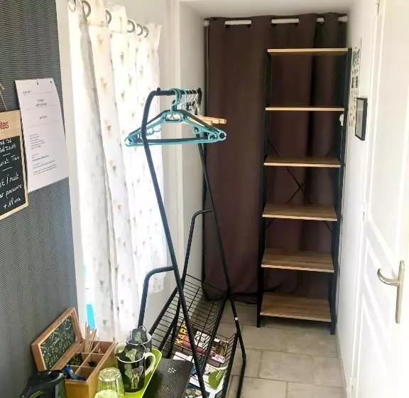 ベッドアンドブレックファースト Chambre Studio Pomme Happy Aux Portes De Bayeux Normandie 1 à 2 Pers