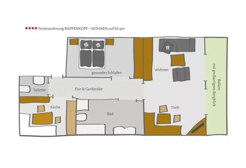 ペンション Gästehaus Rappenkopf