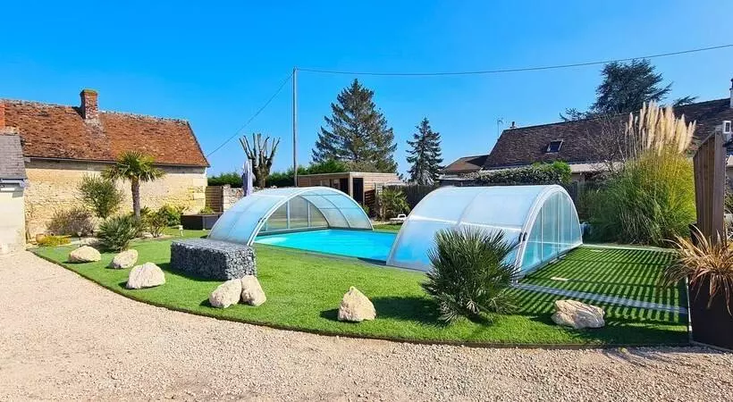 Majatalo Gîte Atypique 2 à 8 Personnes Avec Piscine Jacuzzi Proche Châteaux De La Loire