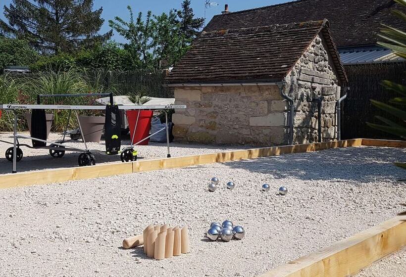 펜션 Gîte Atypique 2 à 8 Personnes Avec Piscine Jacuzzi Proche Châteaux De La Loire