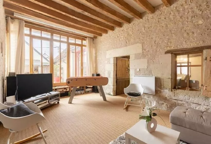 Majatalo Gîte Atypique 2 à 8 Personnes Avec Piscine Jacuzzi Proche Châteaux De La Loire