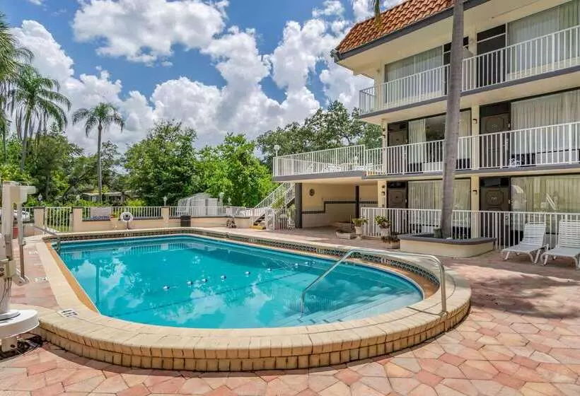 בית מלון כפרי Rodeway Inn Central Clearwater Beach