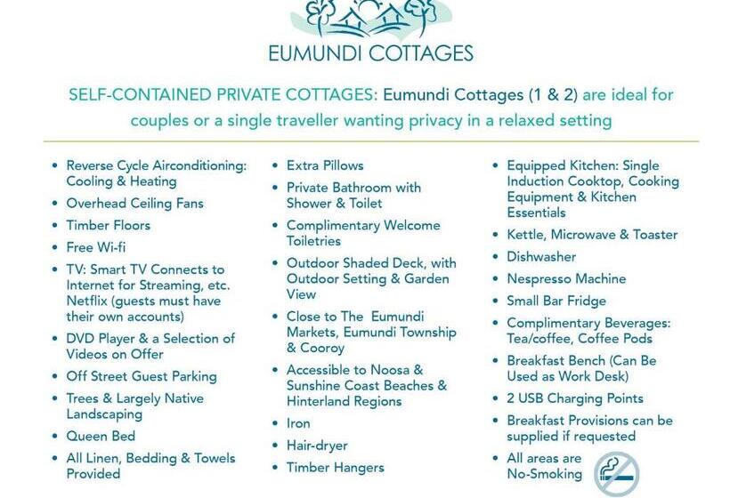 مبيت وإفطار Eumundi Cottages Cottage 1