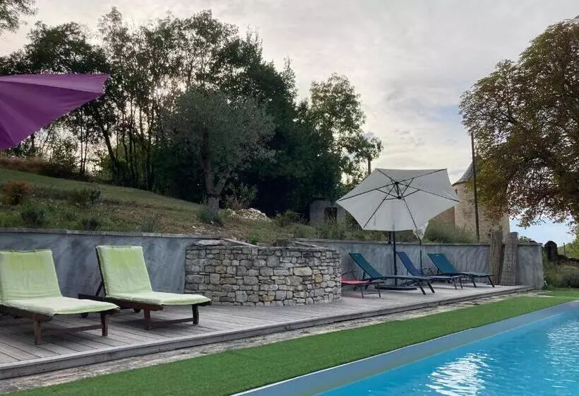 ペンション Domaine De Galoubet Lot