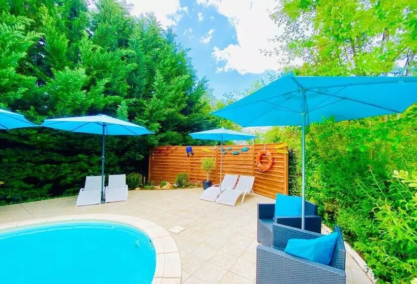 ベッドアンドブレックファースト Le Cocon Bohème   Espace Bien être Avec Spa   Piscine Chauffée