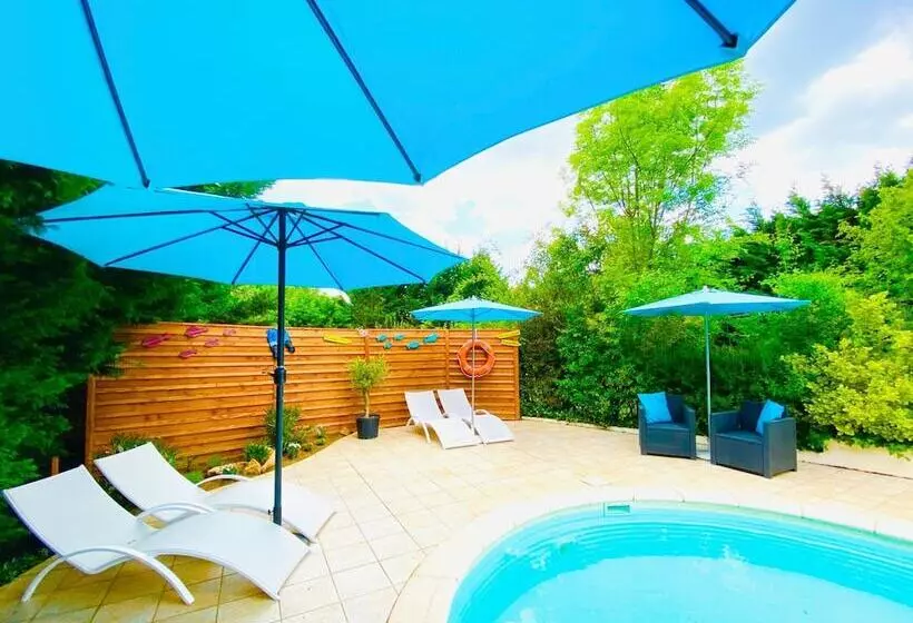 ベッドアンドブレックファースト Le Cocon Bohème   Espace Bien être Avec Spa   Piscine Chauffée
