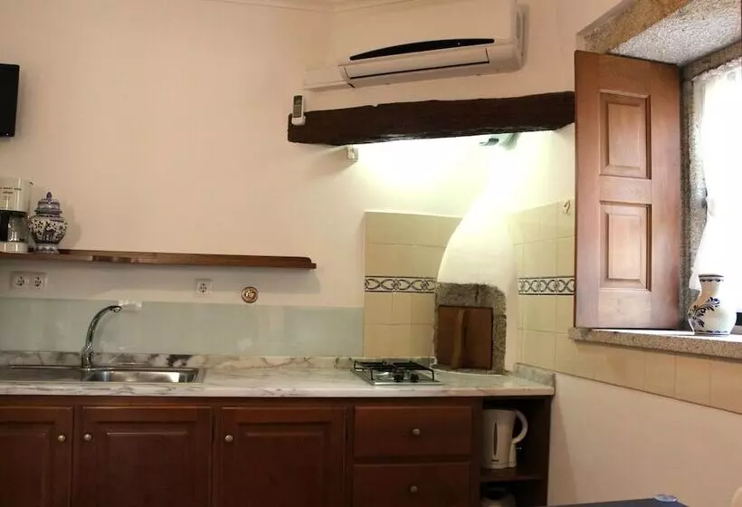 Excellent Cottage In Santa Comba With Communal Swimming Pool