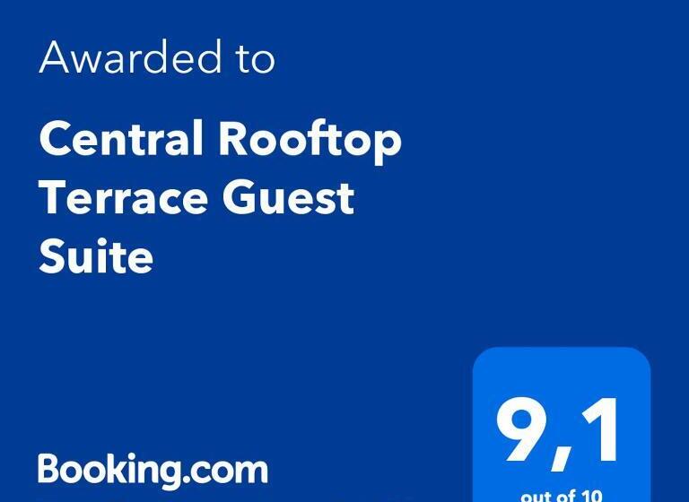 צימר Central Rooftop Terrace Guest Suite